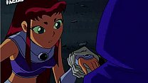 Starfire x Raven Lesbian Sex